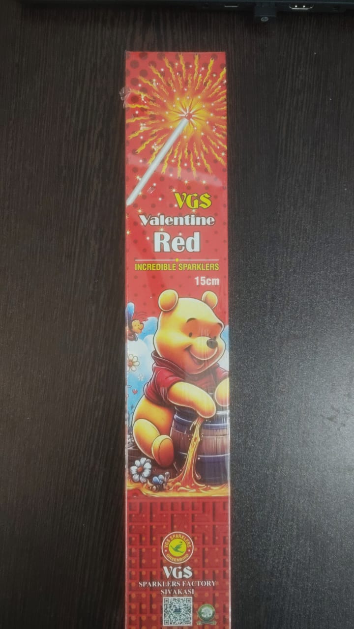 15 CM RED SPARKLERS